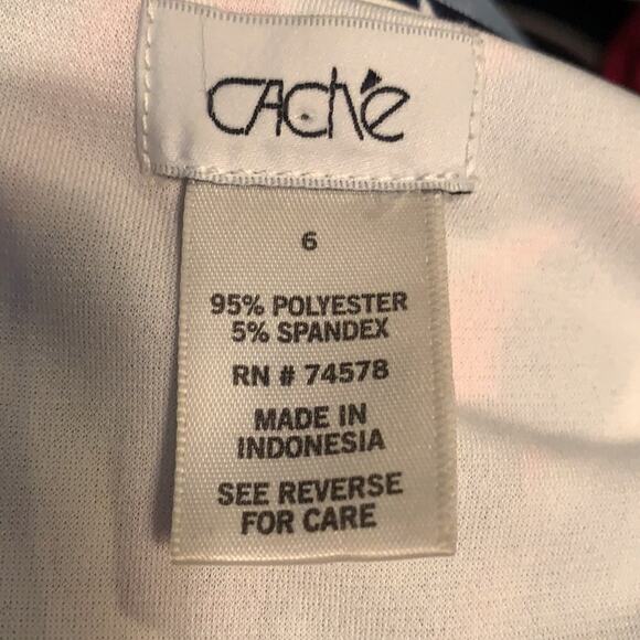 CACHE Sleeveless Boat Neck Knot Waist Dress 6 - Picture 6 of 6